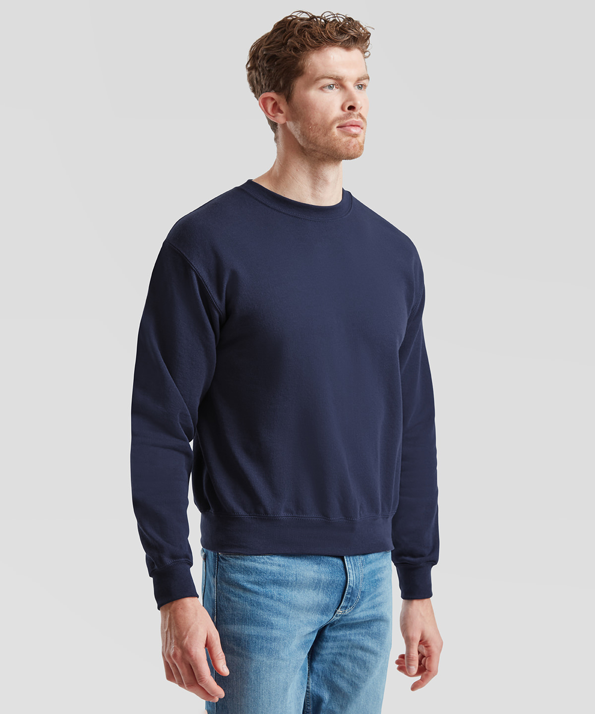 Classic 80/20 Set-In Men's Sweatshirt – Premium Cotton-Faced Workwear Sweatshirt for Printing & Embroidery