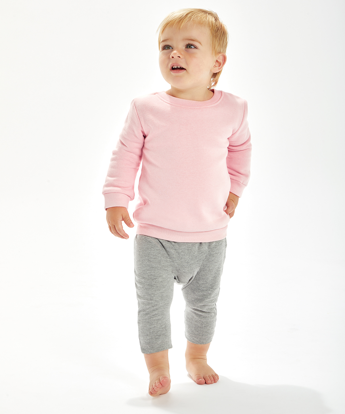 Babybugz Essential Baby Sweatshirt – Brush-Back Fleece Organic, Comfortable & Traceable in UK