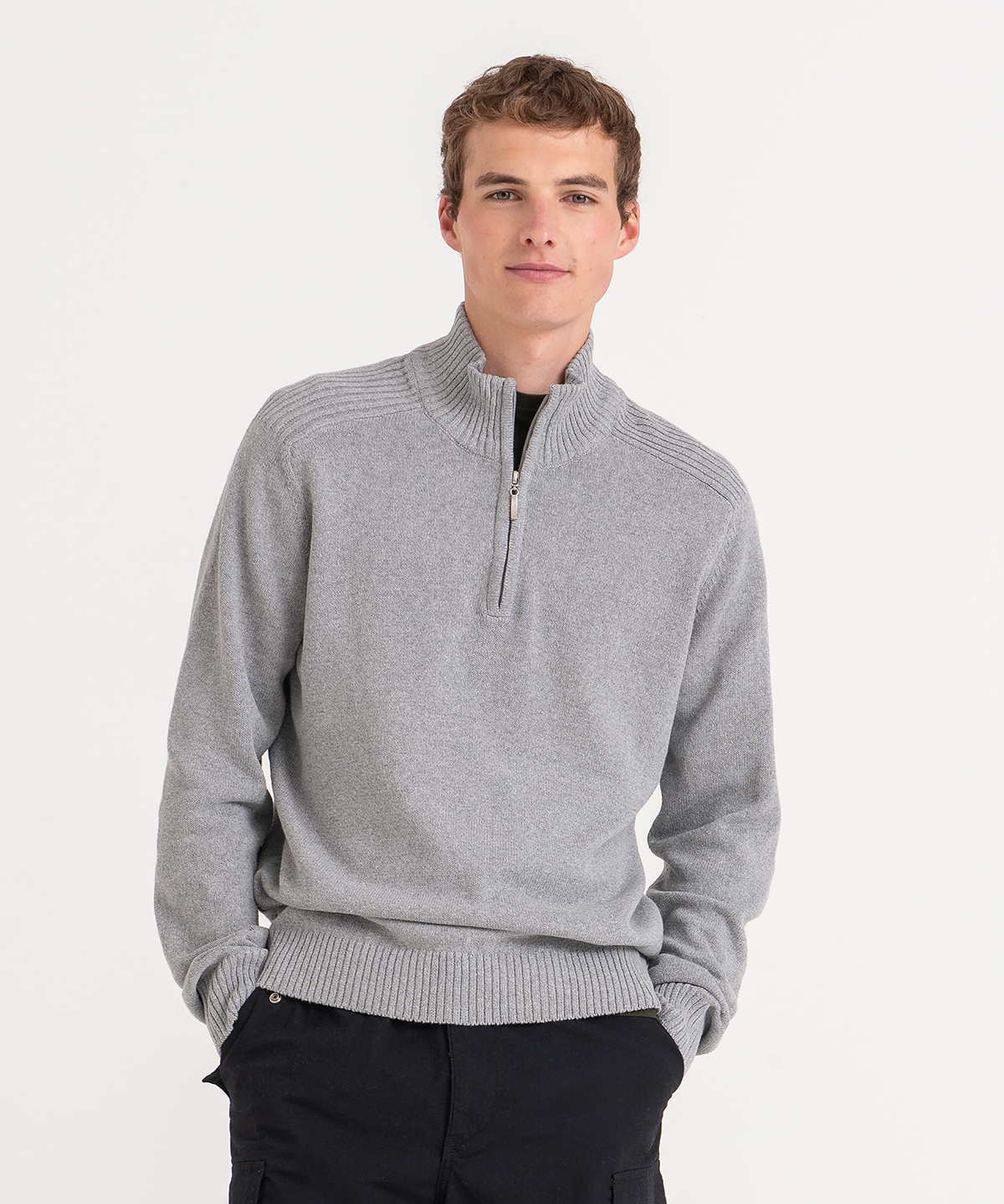 Wakhan ¼ Zip Knit Work Sweater – Eco Corporate Uniform