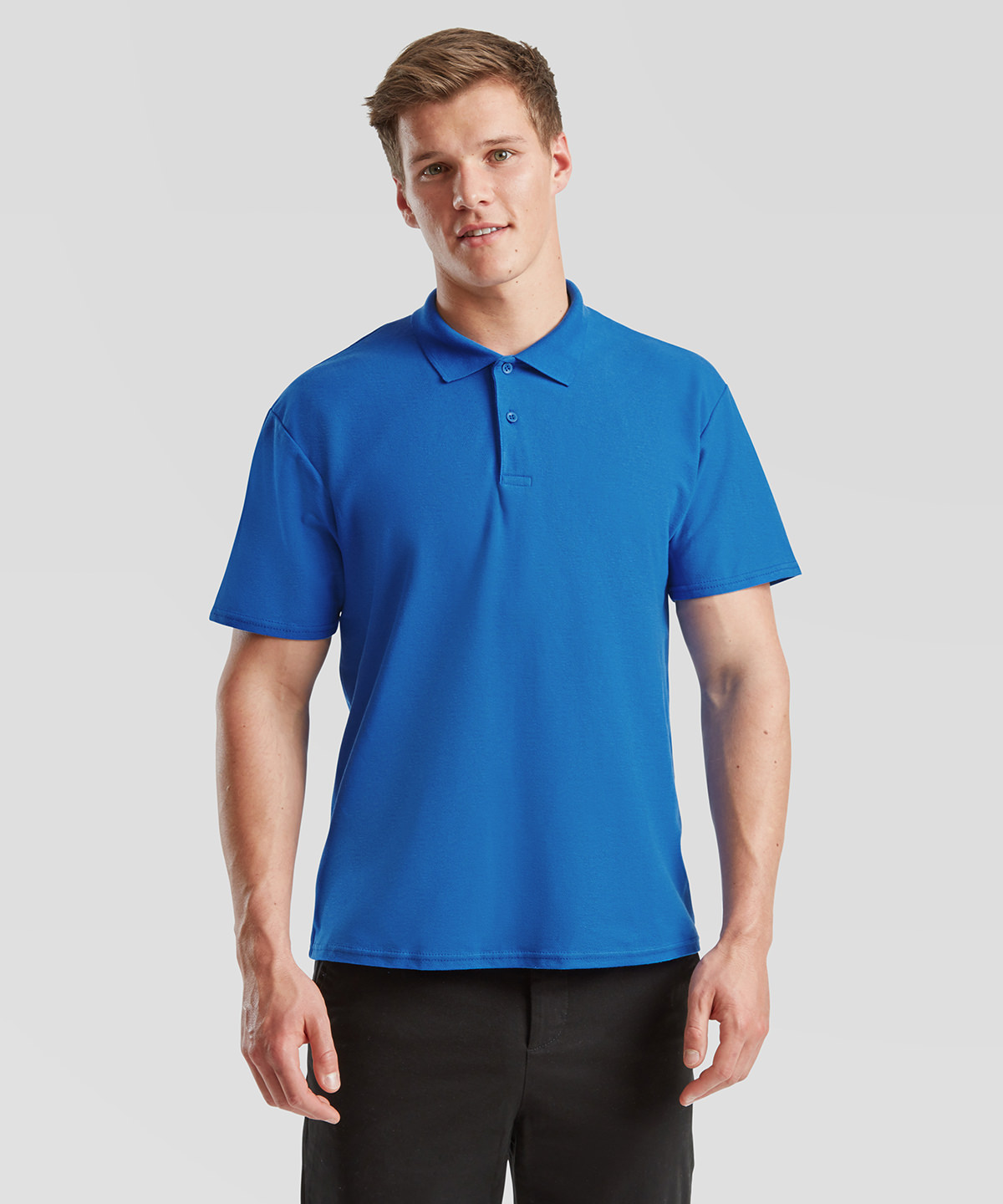 Men's Classic Cotton Piqué Polo Shirt for Workwear & Casualwear Fruit of the Loom SS029 Original Polo